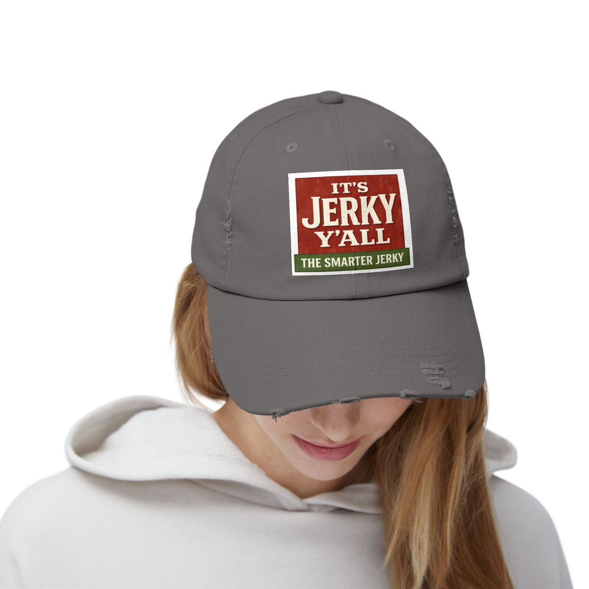 It's Jerky Y'all Distressed Cap