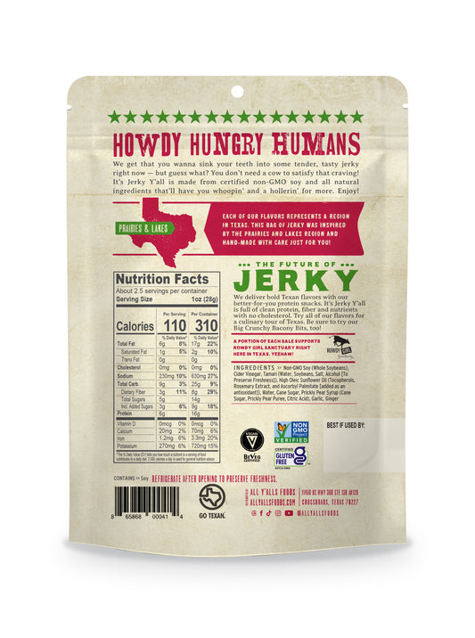 Prickly Pear Teriyaki Jerky | The Smarter Jerky