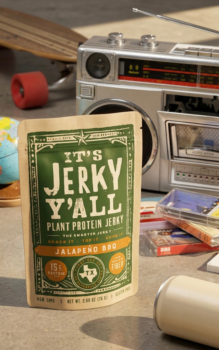 Jalapeño BBQ Jerky | Retail 6-Pack (The Smarter Jerky™)