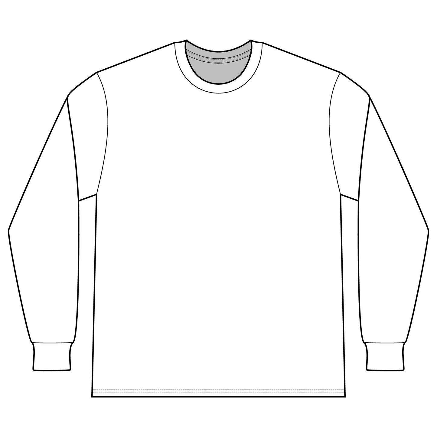 Long Sleeve T-Shirt - Luna the Longhorn our Mascot