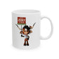 It's Jerky Y'all Longhorn Cowgirl Ceramic Mug — Funny Texas Beef Jerky Gift (11oz or 15oz)