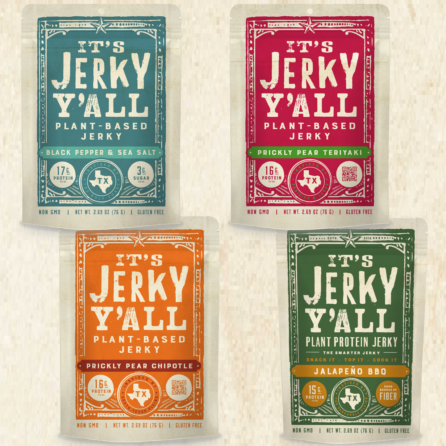 The Smarter Jerky™ Texas Variety Pack