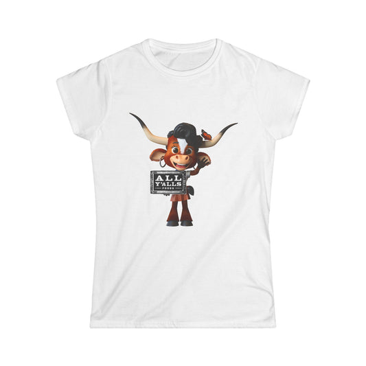 Women's Plant-Based Graphic Tee, Funny Cow Shirt, Cute Vegan Top, Gifts for Her, Animal Lover Apparel