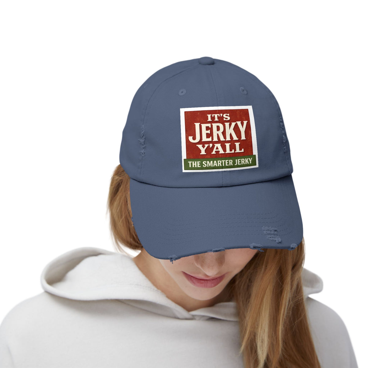 It's Jerky Y'all Distressed Cap