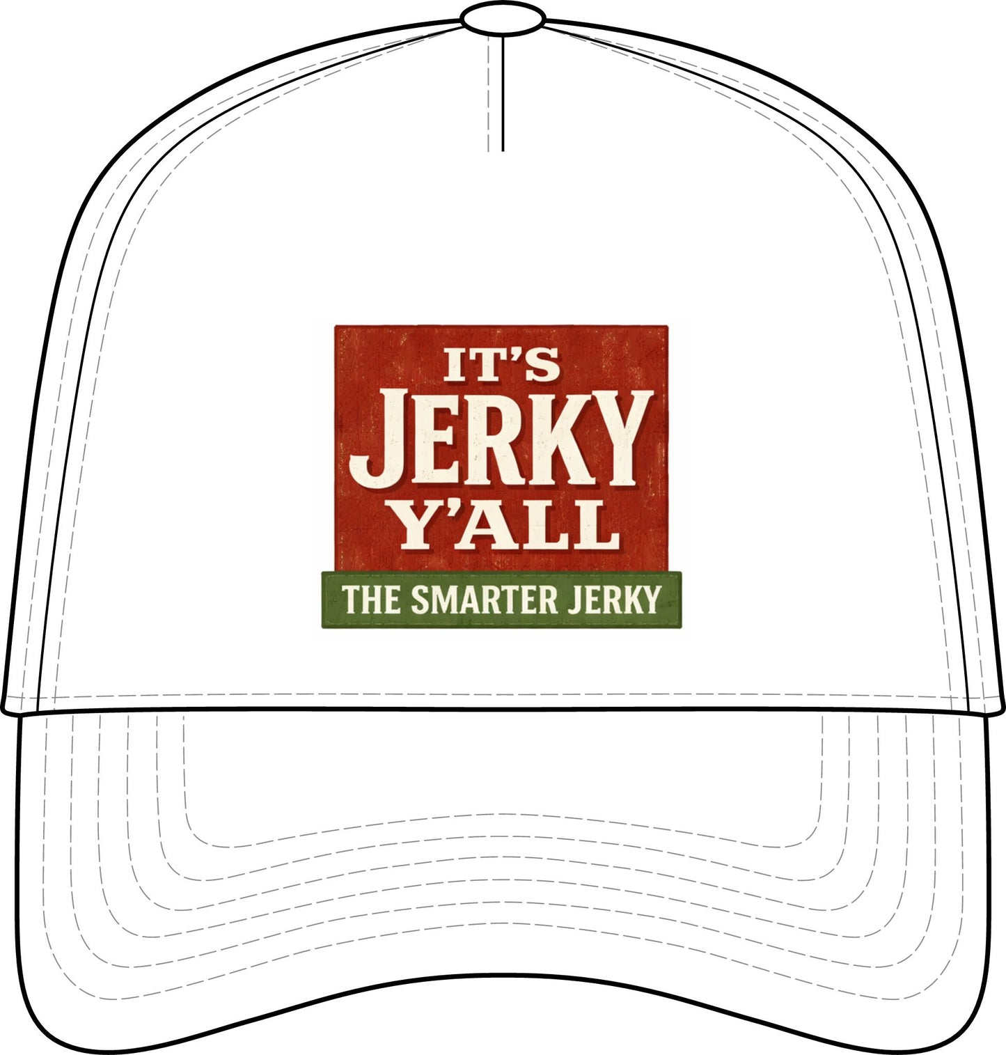 It's Jerky Y'all Snapback Hat - "The Smarter Jerky" Logo Cap