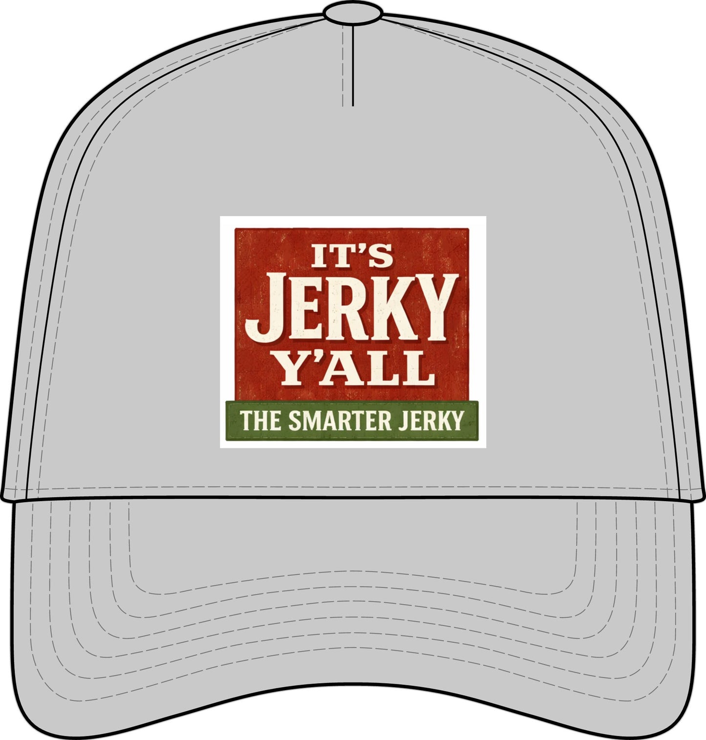 It's Jerky Y'all Snapback Hat - "The Smarter Jerky" Logo Cap