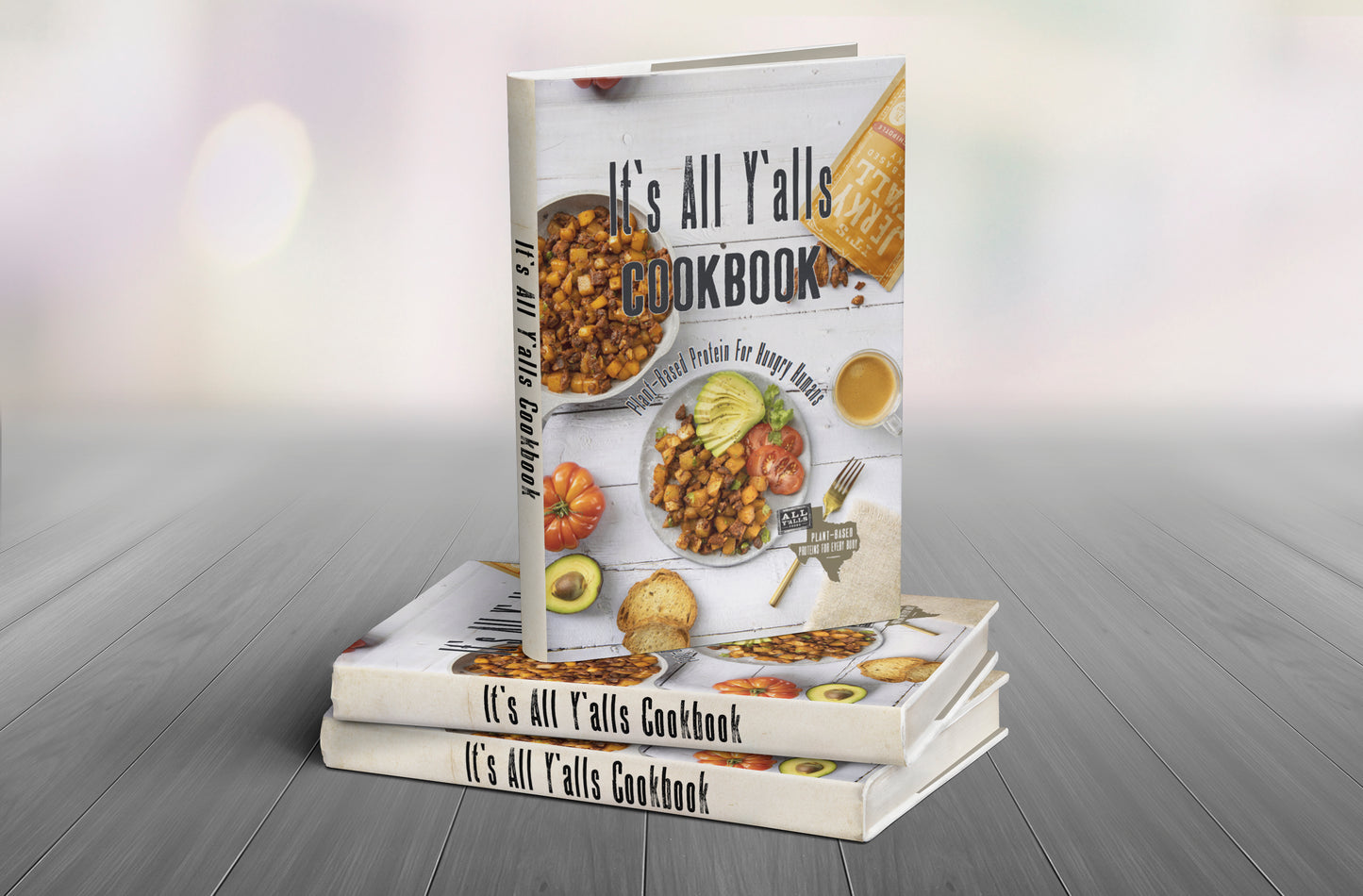 The It's All Y'alls Cookbook features plant-based protein recipes, making it an excellent companion for those looking to prepare the best vegan snacks to buy and create healthy vegan snacks at home.