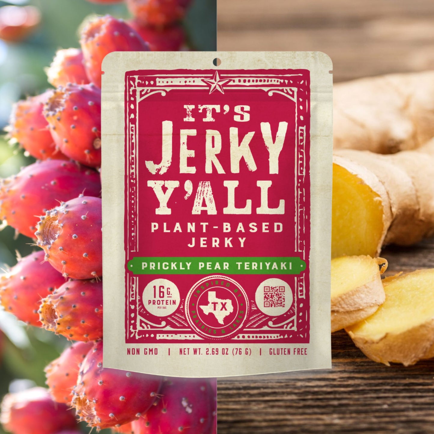 Prickly Pear Teriyaki Jerky | The Smarter Jerky
