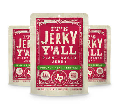 Prickly Pear Teriyaki Jerky | The Smarter Jerky