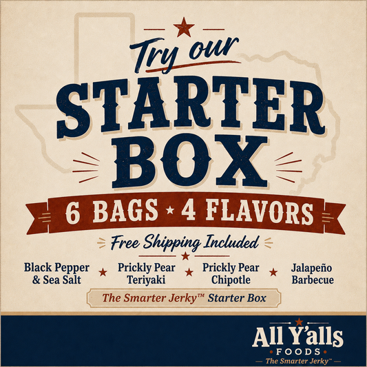 The Smarter Jerky™ Starter Box - 6 Bags, 4 Flavors
